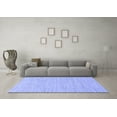 thumbnail image 3 of Ahgly Company Indoor Square Solid Blue Modern Area Rugs, 4' Square, 3 of 4