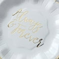 thumbnail image 3 of Kate Aspen Always & Forever 72-Piece Tableware Set White Gold 24 Guests, 3 of 8