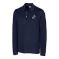 thumbnail image 2 of Men's Cutter & Buck  Navy ETSU Buccaneers Advantage Tri-Blend Pique Long Sleeve DryTec Polo, 2 of 3