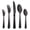 Black, variant on 20 Piece Silverware Set, ENLOY Stainless Steel Flatware Cutlery Set, Kitchen Utensil Set Service for 4, Include Knife Fork Spoon, Mirror Polished, Dishwasher Safe