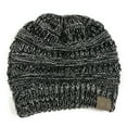 thumbnail image 1 of Bonnet à Queue de Cheval Bonnet Chaud en Tricot Épais, 1 of 1