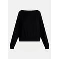 thumbnail image 5 of No Boundaries Waffle Knit Sleep Top, Women’s and Women’s Plus XS-2X, 5 of 5