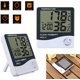 thumbnail image 1 of Paquete de 2 termómetros higrómetros digitales LCD, medidores de temperatura y humedad para interiores, reloj de -50 °C a +70 °C, 10 % a 99 % de humedad relativa, 1 of 8