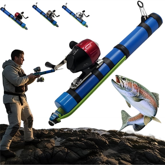 BESTSKY Fishing Catapult Rod,Upgraded Catapult Fishing Rod,Professional Pole Shooting Hunting Lure Fishing Tools,Saltwater and Freshwater Gear for Outdoor Anglers Travel