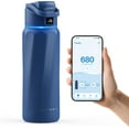 thumbnail image 1 of WaterH Boost 32 oz Magnetite Blue Stainless Steel Smart Water Bottle, 1 of 3