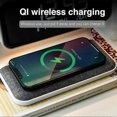 thumbnail image 2 of unique Wireless Charging Alarm Clock, Bedside Lamp with 3 Brightness Levels and Digital Snooze Alarm Clock for Bedroom Decoration, 2 of 5