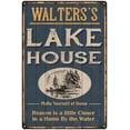 thumbnail image 1 of WALTERS'S Lake House Blue Cabin Home Decor 8 x 12 Matte Finish Metal 108120038262, 1 of 1