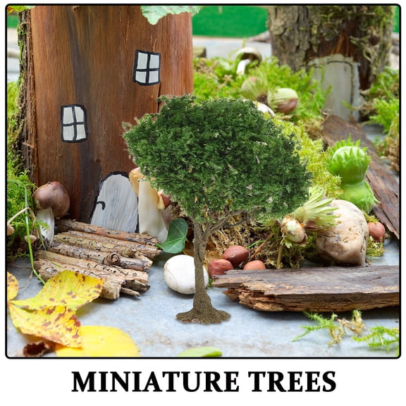 STRANDCHIC Miniature Green Trees for Crafts Realistic Model Landscaping, Architecture, Dioramas, and Hobby Projects