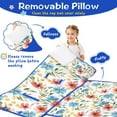 thumbnail image 3 of Pioneer Flower Floral Print Pattern Toddler Nap Mats for Kids Preschool,Sleeping Mat Bag or Kids,Toddler Sleeping Bag,Toddler Nap Mat or Daycare, 3 of 6