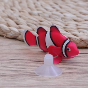 WHAMVOX Fish Aquarium Simulation Aquarium Decor Red Fish Tank Decorations 1PC