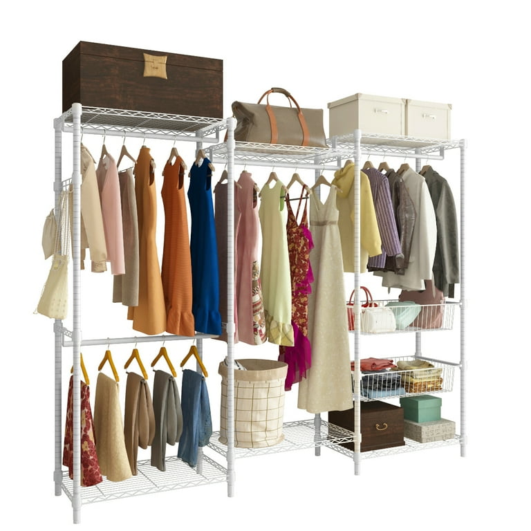 ②WWW_RACK WHAT WE WANT Amazon.com: VIPEK V10 Medium Wire Garment Rack Heavy Duty