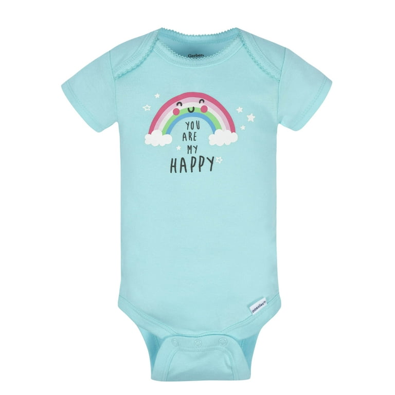Gerber Baby Girl s 8 Pack Short Sleeve Onesies Bodysuits