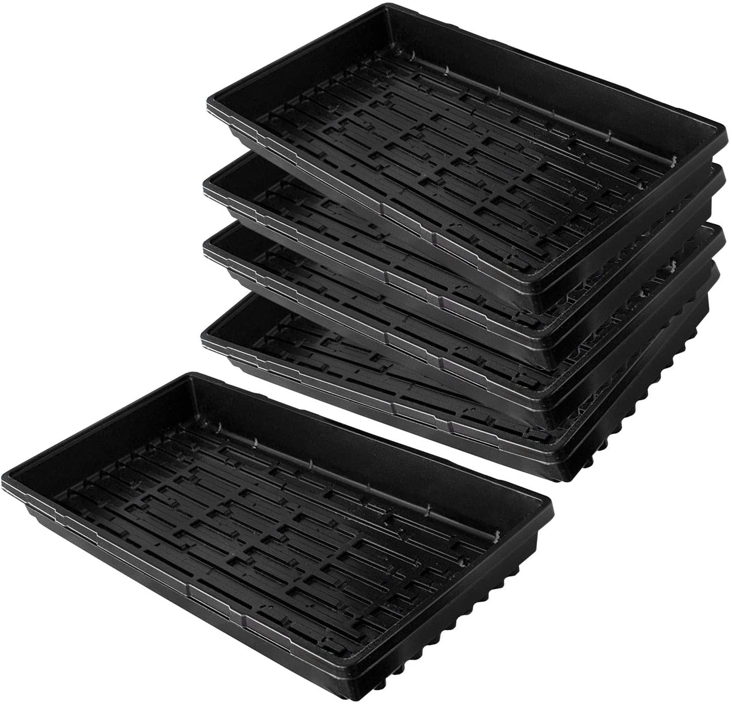 Seed Starter Tray With Drain Holes 10" x 20" 5 Pack
