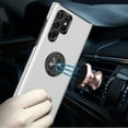 thumbnail image 3 of For Samsung Galaxy S23 Plus Hybrid 360 Degree Rotatable Metal Invisible Ring Stand, Fit Magnetic Car Mount Shockproof Cover ,Xpm Phone Case [ Silver ], 3 of 8