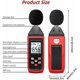 thumbnail image 3 of Decibel Meter, 30-130 dba Digital Sound Level Meter Audio Noise DB Meter with LCD Backlight Date Hold Max/Min (Batteries Included)-TA8151, 3 of 5