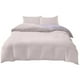 thumbnail image 2 of Juego de cama de 4 piezas para dormitorios | Poliéster suave lavado | Tamaños individual y matrimonial | Diseño reversible multicolor | Incluye sábana, funda nórdica y 2 fundas de almohada, 2 of 6
