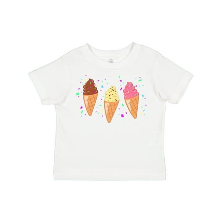 

Inktastic Ice Cream Trio with Sprinkles Gift Toddler Boy or Toddler Girl T-Shirt