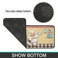 thumbnail image 6 of Funny Chef Kitchen Rugs and Mats, 2 Piece Set 47x17in and 30x17in, Crystal Velvet with Black Edge, Non-Slip, Kitchen Decor, 6 of 7