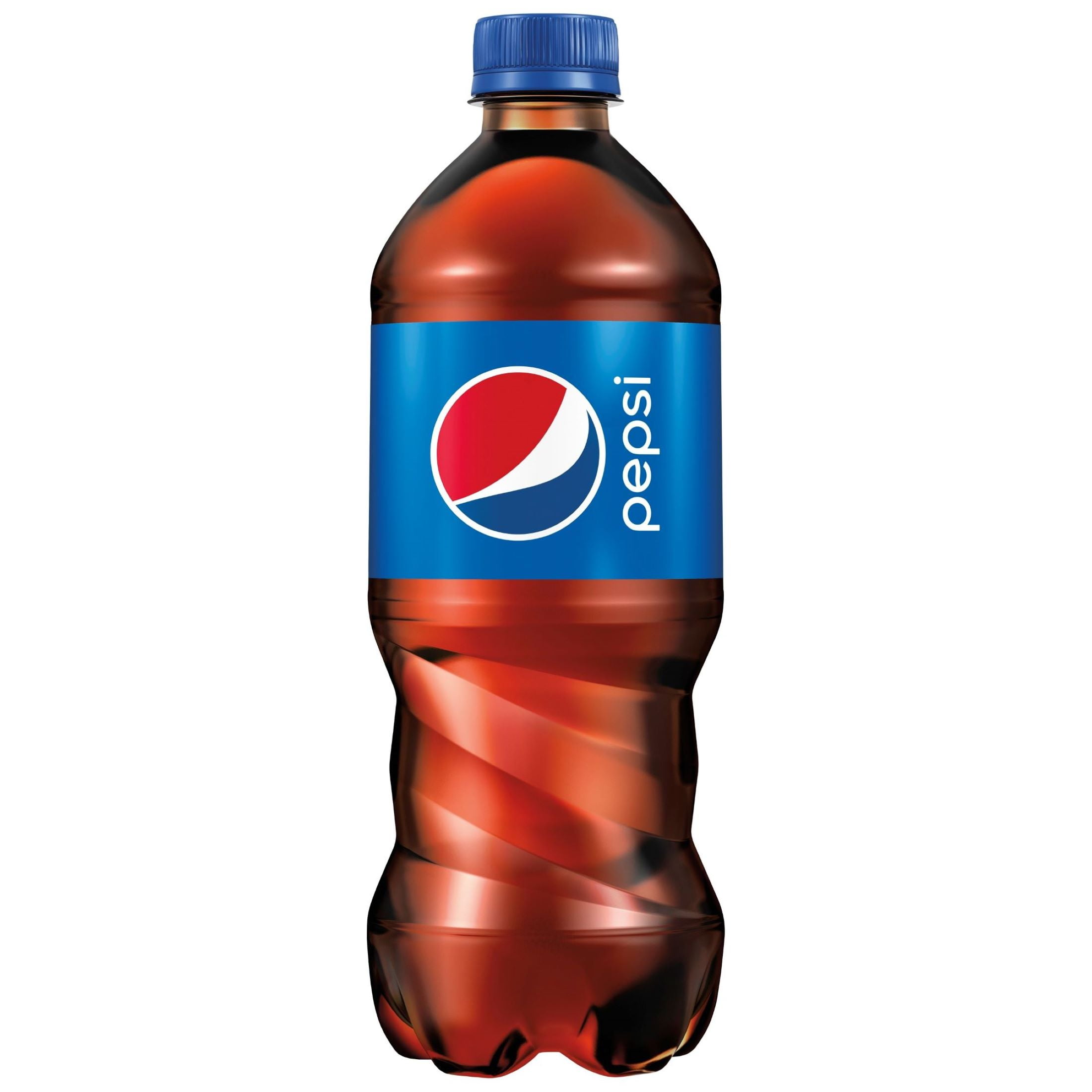 Pepsi Soda Pop 20oz Bottles, Quantity of 12
