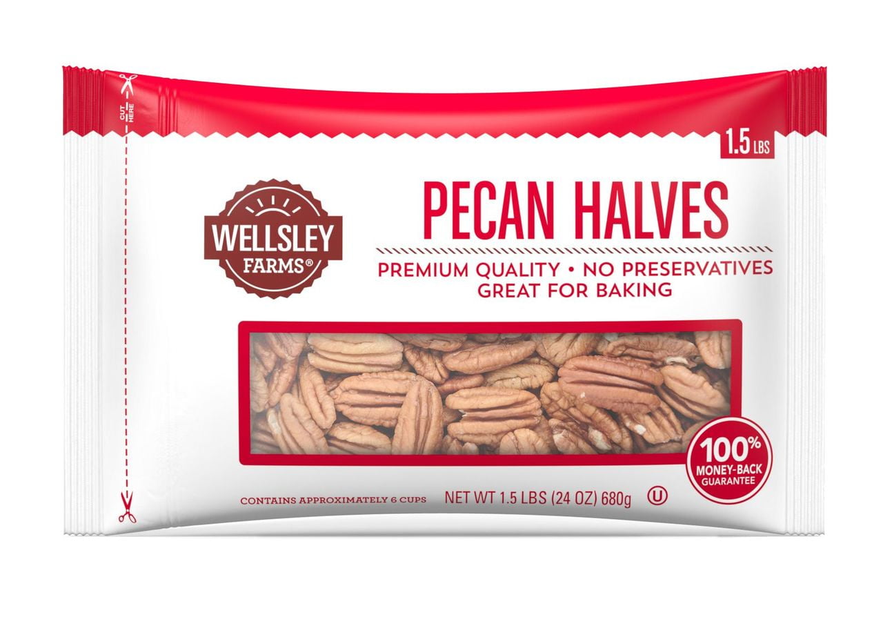 Product of Wellsley Farms Pecan Halves 24 oz.