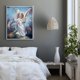 thumbnail image 5 of Lienzo pintado pintura al óleo por números bebé niña ángeles DIY moderno dormitorio pared arte Likrtyny decoración de arte, 5 of 9