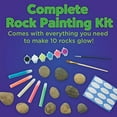 thumbnail image 3 of Creativity for Kids Glow In The Dark Rock Painting Kit - Paint 10 Rocks with Water Resistant Glow Paint - Crafts for Kids, 3 of 6