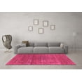 thumbnail image 3 of Ahgly Company Indoor Square Oriental Pink Industrial Area Rugs, 7' Square, 3 of 4