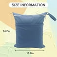 thumbnail image 2 of Reusable Wet Dry Bags for Cloth Diapers, Swimsuits, and Travel, Convenient and Waterproof, 3Pcs, 2 of 5