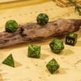 thumbnail image 3 of Cusdie 7Pcs/set Wooden DND Dice D&D Wood Dice D4 D6 D8 D10 D% D12 D20 Polyhedral Games Dice Set for Table Games MTG RPG, 3 of 5