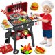 thumbnail image 1 of Set de juegos para barbacoa Kimicare Kids con luz sonora ahumada y rueda, 1 of 7