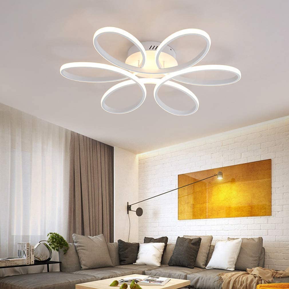 LED Ceiling Light Fixture Dimmable Modern Flush Mount LED Ceiling