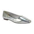 thumbnail image 1 of XY London Womens Maci Square Toe Ballerina Flats, 1 of 5