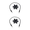 thumbnail image 3 of ZLight 3.5mm Audio Splitter Headset Accessory Professional Stable Converter Equipment Small Earphone Adapter Adapting Tools black 2Set, 3 of 6