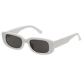 thumbnail image 1 of Gafas De Sol Clásicas Para Mujeres Retro Moda Sombreado Delicadas Al Aire Libre Rectangular Marco Pequeño Colorido Transparente Naranja Gao Jiahui unisex, 1 of 2