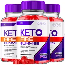 Keto Fire ACV Gummies - Support Fat Burning and Healthy Metabolism (1 Pack)