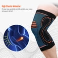 thumbnail image 2 of Tignapoo Support de Genou Haute Performance pour Sports : Idéal pour la Course, le Cyclisme, le Basketball, et Plus – Taille m, Couleur Bleue, en Nylon et Spandex Durables, 2 of 6