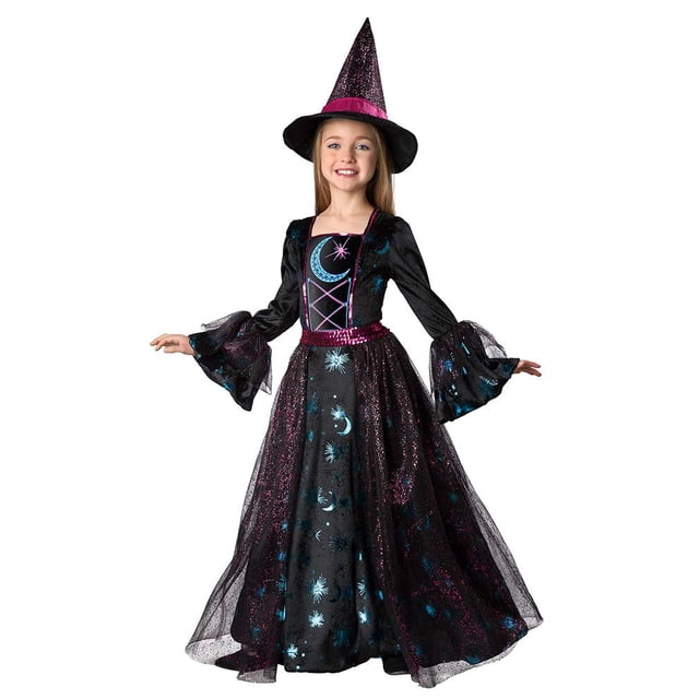 Disfraz de Bruja Lunar con Iluminación para Niñas, Temporada L 10-12