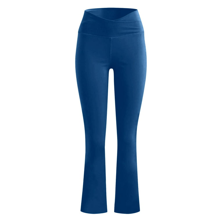 M Life Lotus Classic Bootleg Fit Yoga Pants, Dark Blue, Compare