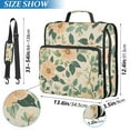 thumbnail image 2 of FORMRS Zipper Binder with Shoulder Strap 1.5-inch Ring 500 Sheet Capacity File Bag, Floral Design, 2 of 5