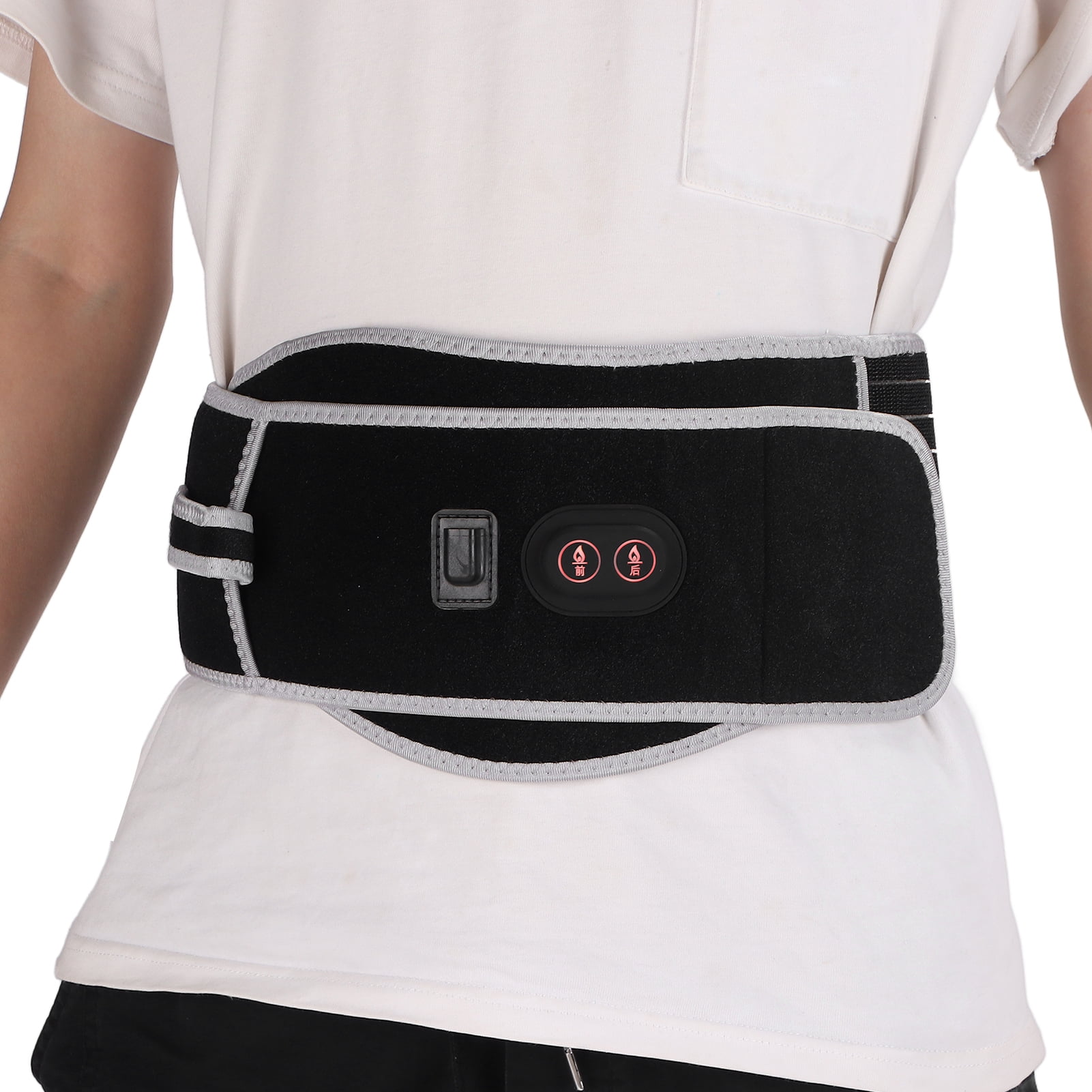 Domqga Heating Waist Belt,Heating Massage Pad,Rechargeable Heating Belt Pain Relief Heat Therapy Massager For Back Waist Abdominal Stomach