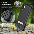 thumbnail image 4 of Tri-Shield [DESIGNER PRINT SERIES] Rugged Case Metal Kickstand Cover + Belt Clip Holster [CHIC DESIGN] for Samsung Galaxy NOTE 10 PLUS phone (SM-N975, SM-N976) 10+, 4 of 10