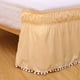 thumbnail image 4 of Toystoory Faldón de cama duradero y elegante para las necesidades de decoración del hogar Faldones de cama elegantes Beige US-King78*80in Type2 NO2, 4 of 6