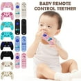 Silicone Baby Teether Toys, Educational Sensory Chew Toys, TV Remote