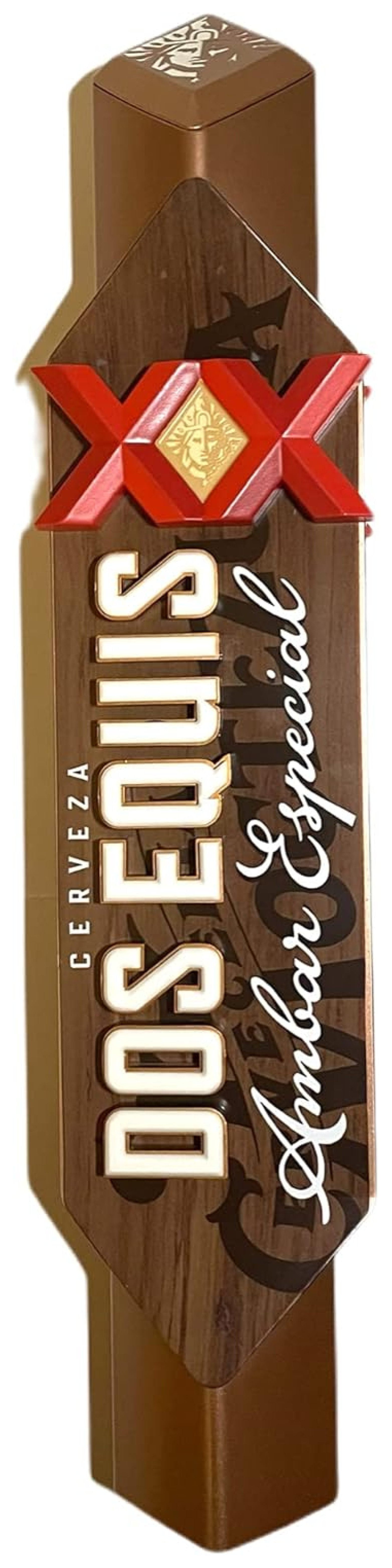 XX Cerveza Amber Especial Tap Handle | 12" Tall