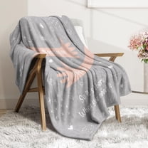 Afterprints Get Well Gifts for Women Men, Hug/Healing Blanket, Thinking of You/Cancer Care/Sympathy/After Surgery Gifts for Friends, Sister, Coworkers, Soft Throw Blankets 50'' x 60''