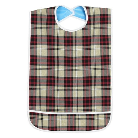 

Breathable Waterproof Apron Set Adult Bib Elegant Front Design Washable For Eating Men And Women Elderly Women Senior Citizens Elderly Seniors And