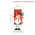 thumbnail image 1 of Feliz Navidad Bandera Colgante De La Puerta De Santa Claus Decoraciones De Para El Hogar 2023 Pared De Tela Regalos Año Nuevo 2024, 1 of 4