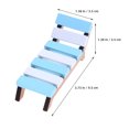 thumbnail image 2 of AURARMLET 1Pcs Miniature Bench Natural Wood For Fairy Garden Decor Christmas, 2 of 8