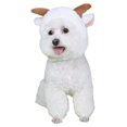 thumbnail image 2 of Visland Dog Cat Plush Cap, Fashion Funny Cute Cartoon Sheep Panda Demon Shape Soft Cozy Hat Pet Costume Accessory Headwear for Puppy Kitten Christmas Halloween Party Daily Wear, 2 of 8