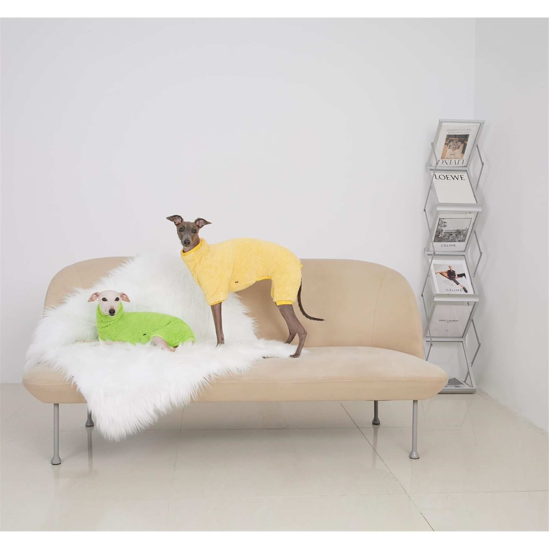 UOSIA Dachshund Dog Fleece Jumpsuit Turtleneck Sweater, Suitable for Dachshunds, Winter Dog Pajamas